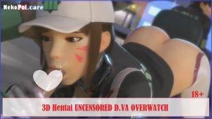 [3D] UNCENSORED D.VA OVERWATCH