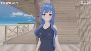 [3D] Sekai Saikou no Ansatsusha-Maha gets fucked for the first time on the beach!! POV