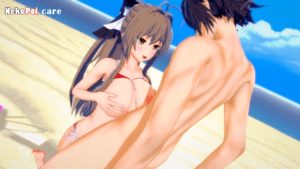 [3D] Amagi Brilliant Park HOT BEACH FUCK WITH BUSTY WAIFU SENTO ISUZU