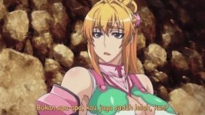 Buta no Gotoki Sanzoku ni Torawarete Shojo wo Ubawareru Kyonyuu Himekishi & Onna Senshi Episode 1 Subtitle Indonesia