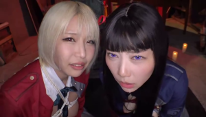 [JAV COSPLAY] SAIT-029 Agent Chi & Ta X 3 Bukkake